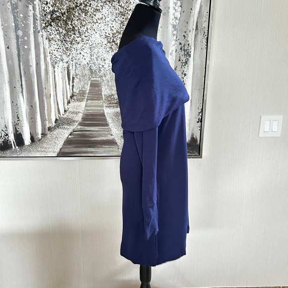 Lilly Pulitzer Navy Blue Womens One Shoulder‎ Belinda Dress - Size Small - Picture 6 of 9